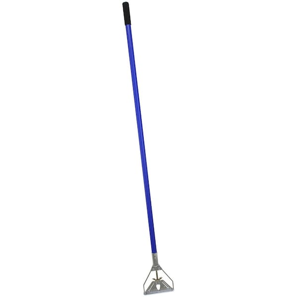 54 in Vinyl-Coated Steel Mop Handle, Wing-Nut Clamp, 12PK